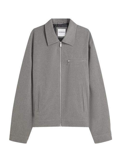 Bershka Overgangsjakke  grå-meleret