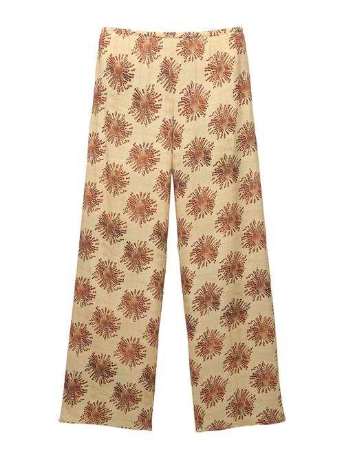 Pull&Bear Bukser  brun / lysegul