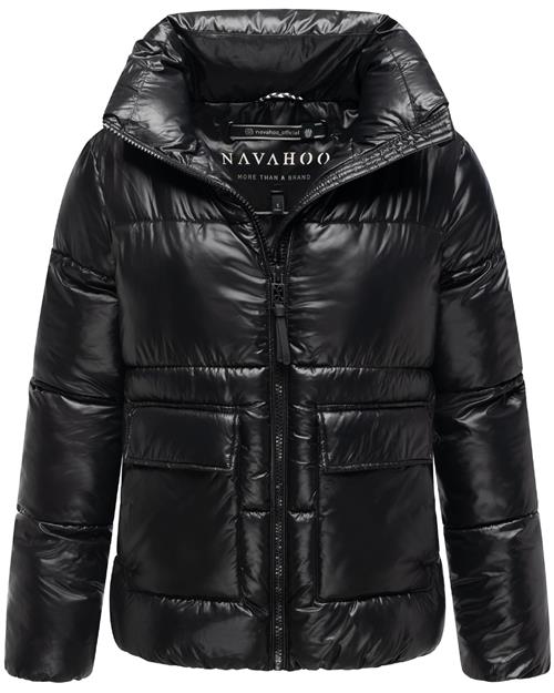 NAVAHOO Vinterjakke 'Eispracht 14'  sort