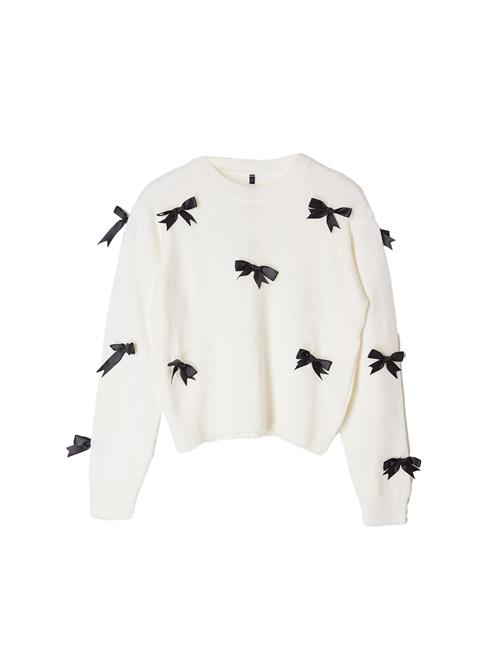 Trendyol Pullover  ecru / sort