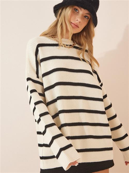 Happiness Istanbul Pullover  stone / sort