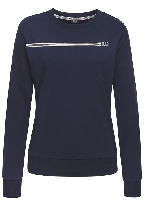 H.I.S Sweatshirt  marin / hvid