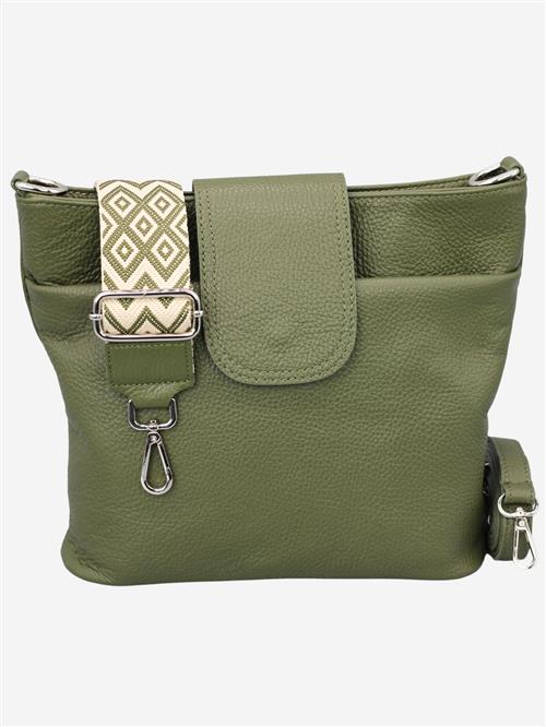 Adel Bags Skuldertaske 'Sara'  mørkegrøn