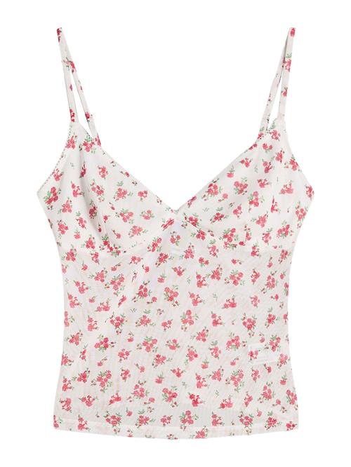 Bershka Overdel  creme / chamois / lime / knaldrød