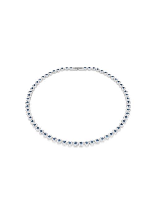 Swarovski Kæde 'Una'  azur / sølv / transparent