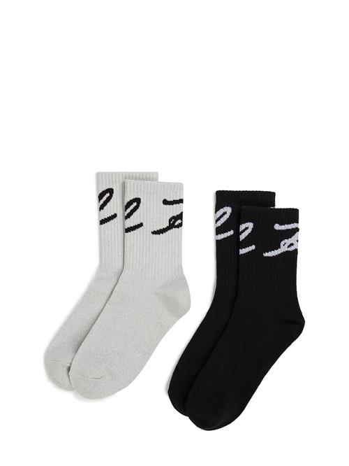 Karl Lagerfeld Sokker  sort / hvid