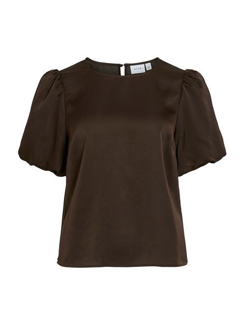 VILA Bluse 'VIEllette'  mørkebrun