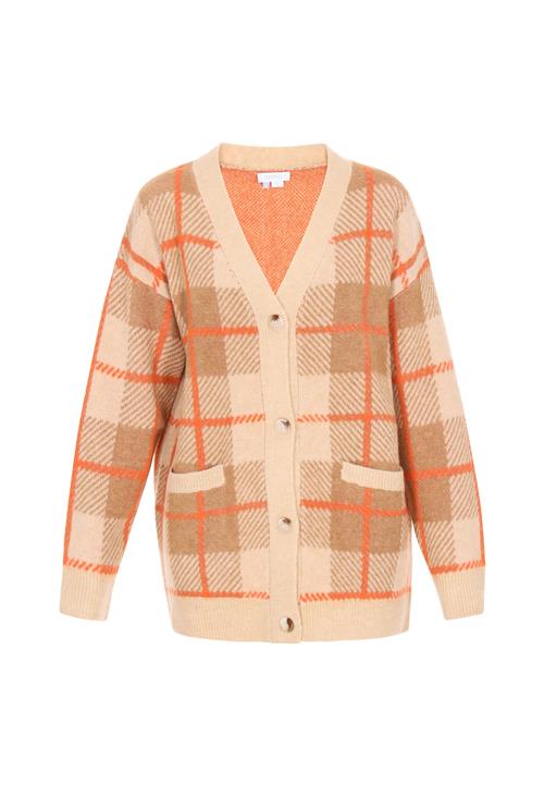 usha BLUE LABEL Cardigan  beige / lysebrun / orange