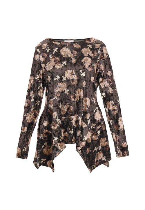 Usha Bluse  lysebeige / lysebrun / mørkebrun