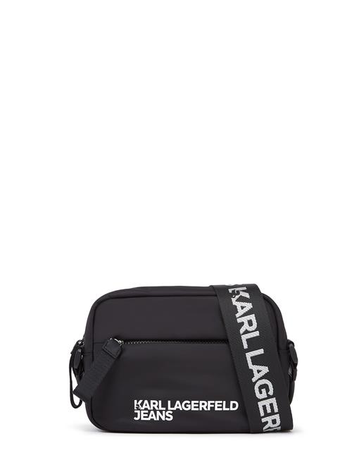 KARL LAGERFELD JEANS Skuldertaske  sort / hvid