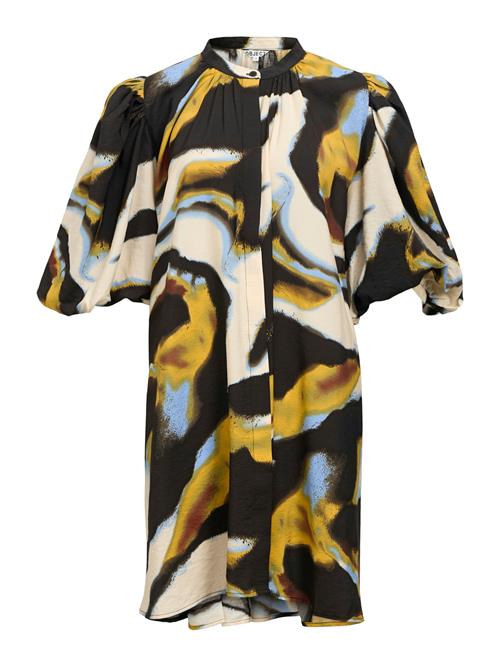 OBJECT Blusekjole 'OBJDina'  beige / blå / gul / sort