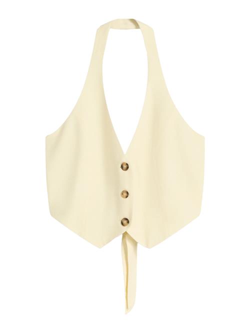 Bershka Jakkesætsvest  lysegul