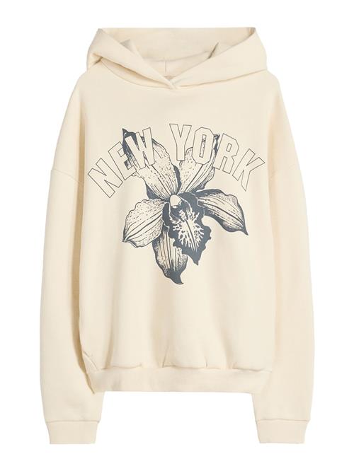 Bershka Sweatshirt  lysebeige / mørkegrå