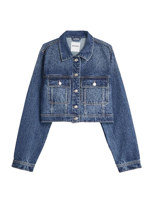 Bershka Overgangsjakke  blå