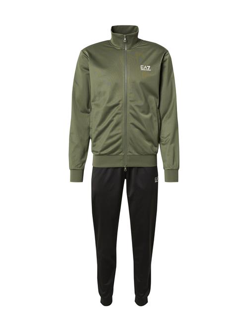 EA7 Emporio Armani Joggingdragt  grøn / sort / hvid