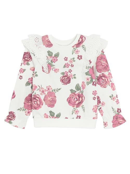 Cool Club Sweatshirt  pastelgrøn / magenta / gammelrosa / hvid