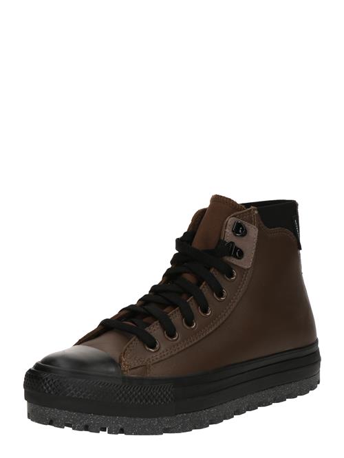 CONVERSE Sneaker high 'CTAS CITY TREK'  mudderfarvet / sort