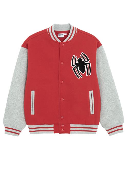 Cool Club Sweatjakke  lysegrå / rød / sort / hvid