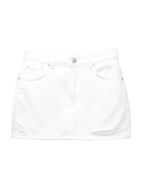 Pull&Bear Nederdel  hvid