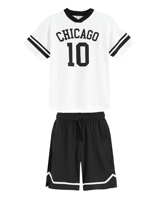 Cool Club Sæt  sort / hvid