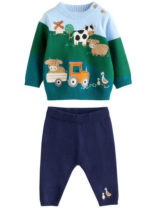 Next Sæt  navy / lyseblå / grøn / smaragd