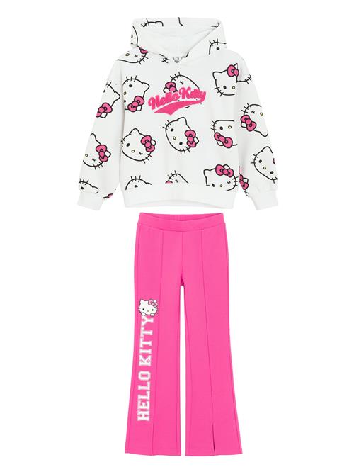 Cool Club Joggingdragt  pink / hvid