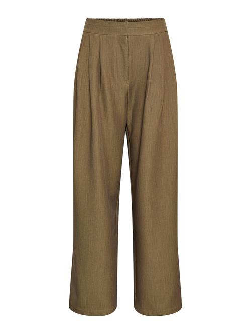 YAS Bukser med lægfolder 'YASDAKOTA'  taupe