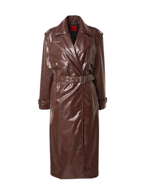 HUGO Overgangsfrakke 'Malitte-1'  mørkebrun