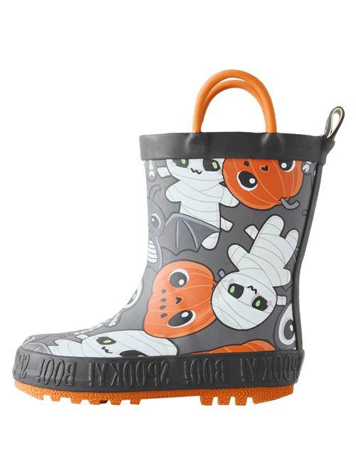 Next Gummistøvler  orange / sort / hvid