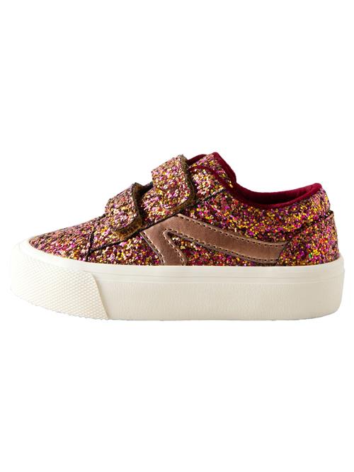 Next Sneakers  lysebrun / guld / pink / burgunder