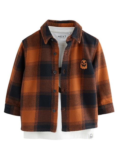 Next Sæt  karamel / sort / hvid