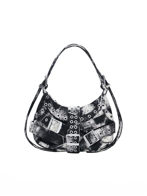 Desigual Skuldertaske  black denim / hvid