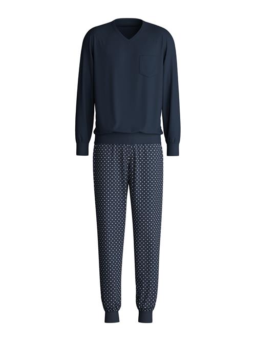 CALIDA Pyjamas lang  marin / safir / lyseblå