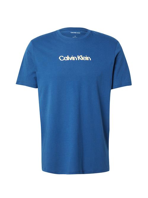Calvin Klein Jeans Bluser & t-shirts 'Classic'  blå / gul / hvid