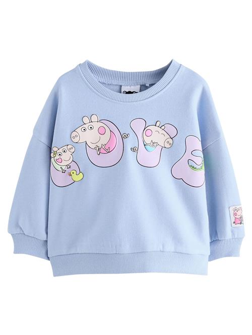 Next Sweatshirt 'Peppa Pig'  lyseblå / gul / pudder / eosin