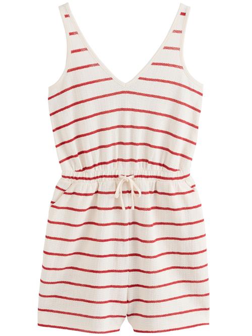 Next Jumpsuit  ecru / rød