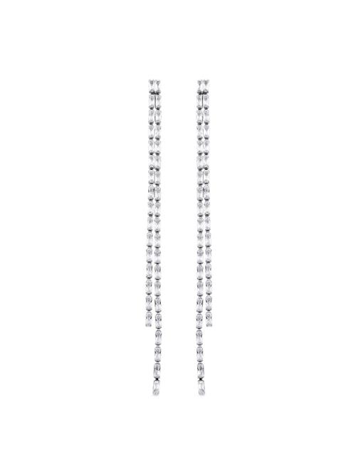 Luxenter Øreringe 'Taway'  hvid