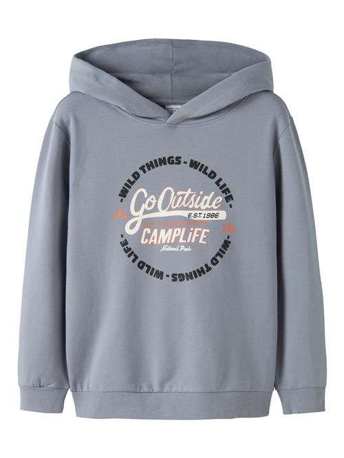 NAME IT Sweatshirt 'NKMVUGO'  opal / hummer / sort / hvid