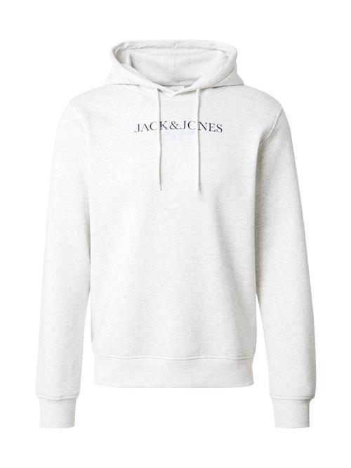 JACK & JONES Sweatshirt 'JORBILLYBURG'  lyseblå / mørkeblå / hvid-meleret