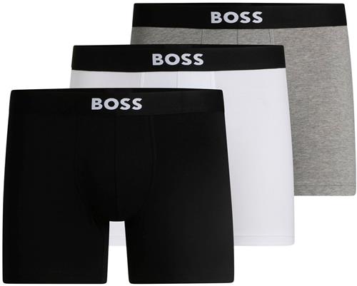 BOSS Boksershorts  grå / sort / hvid