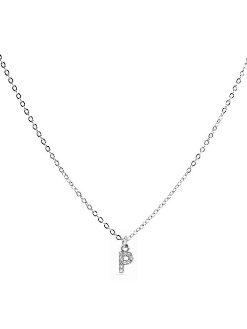 Luxenter Kæde 'Alphabet'  hvid