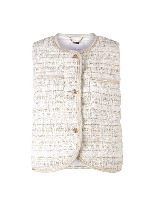 Rich & Royal Vest  beige / offwhite