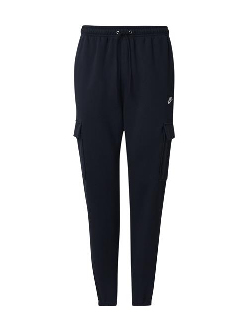 Nike Sportswear Cargobukser 'Club'  sort / hvid