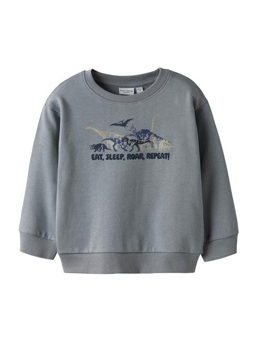 NAME IT Sweatshirt 'NMMVILDAR'  creme / navy / dueblå / mørkeblå