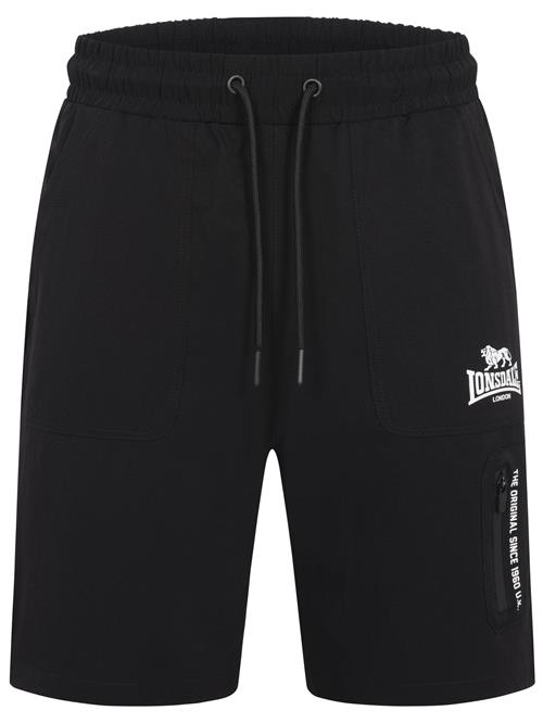 LONSDALE Bukser 'Havant'  sort / hvid