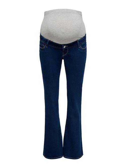 Only Maternity Jeans 'OLMLana'  mørkeblå / grå-meleret