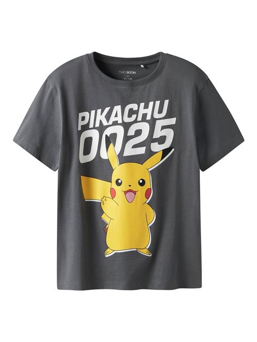 TWO SOON Shirts 'Pokémon'  gul / grå / hvid