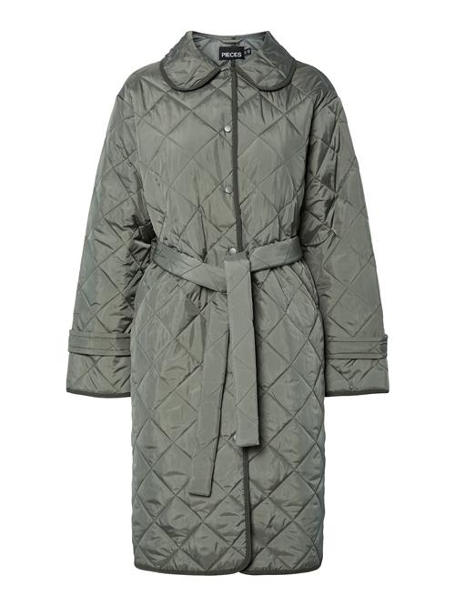 PIECES Overgangsfrakke  khaki