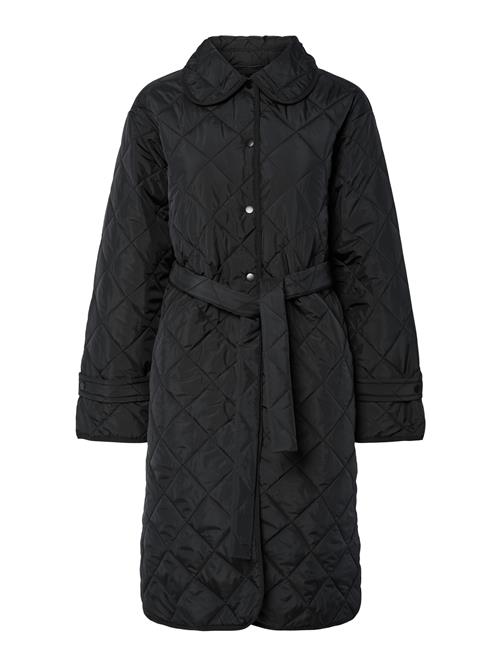 PIECES Overgangsfrakke  sort