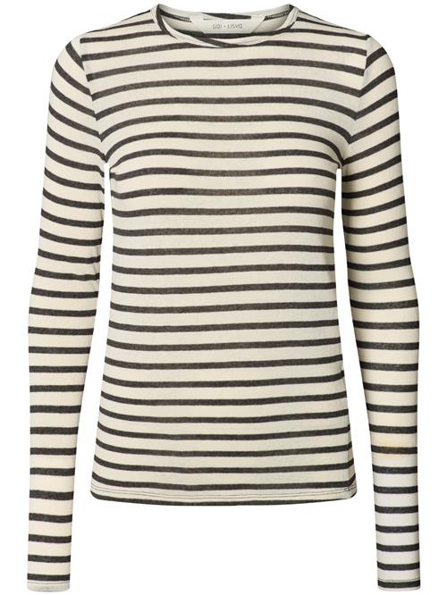 Gai+Lisva Pullover 'Amalie'  ecru / sort